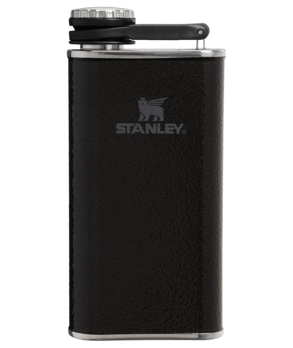 Stanley Classic 8oz wide-mouth flask with leakproof cap for on-the-go drinks