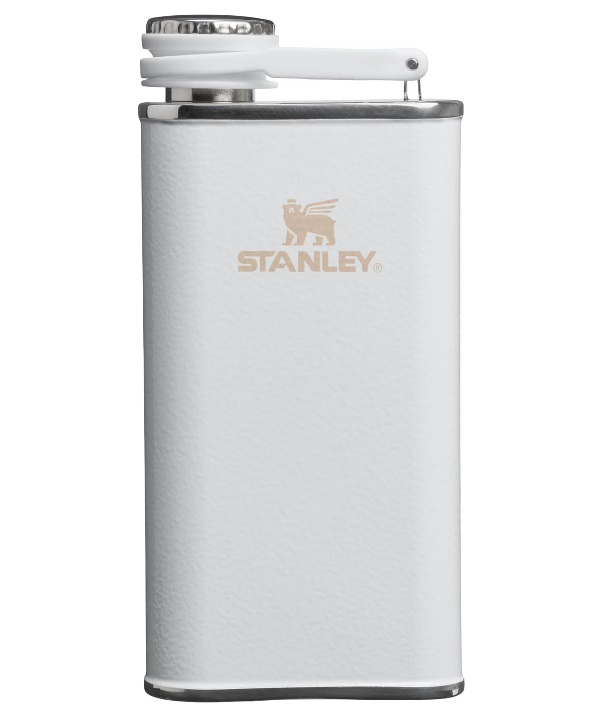 Stanley Classic 8 oz flask with leakproof hinge cap for on-the-go sipping