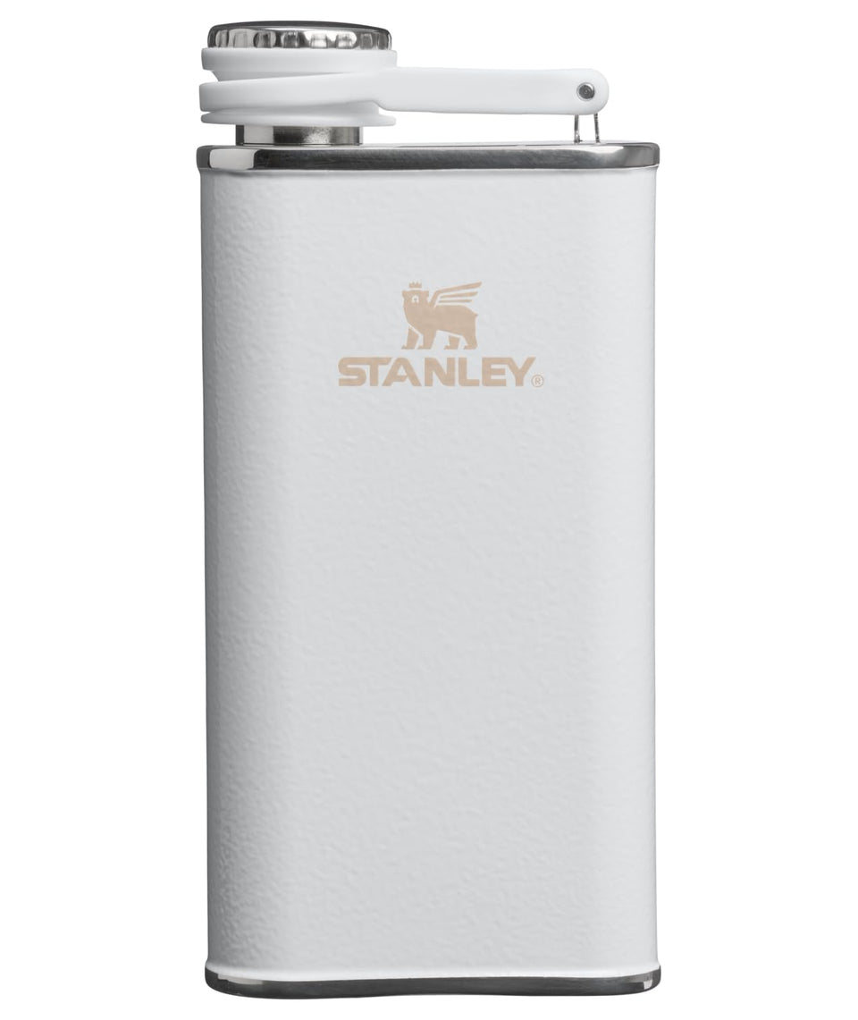 Stanley Classic 8 oz flask with leakproof hinge cap for on-the-go sipping