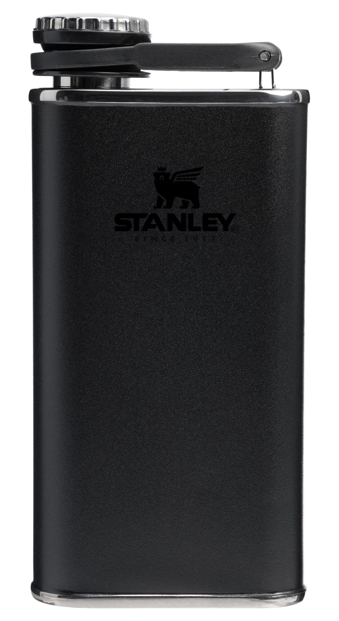 STANLEY Classic Flask 8oz with wide mouth for easy filling and leakproof portability.