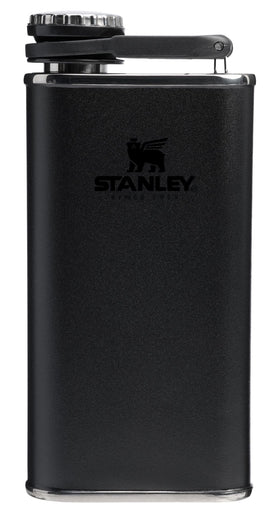 STANLEY Classic Flask 8oz with wide mouth for easy filling and leakproof portability.