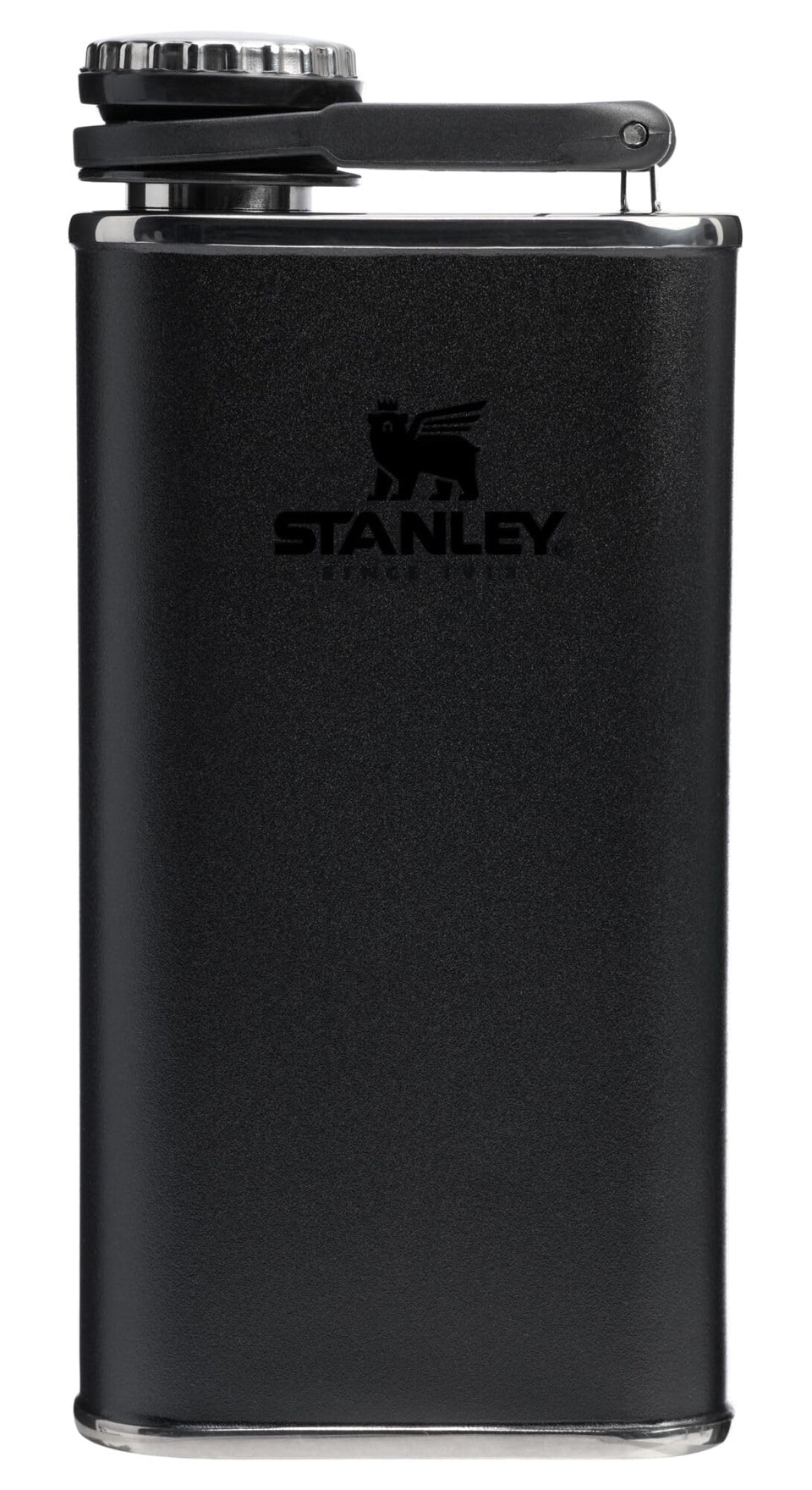 STANLEY Classic Flask 8oz with wide mouth for easy filling and leakproof portability.