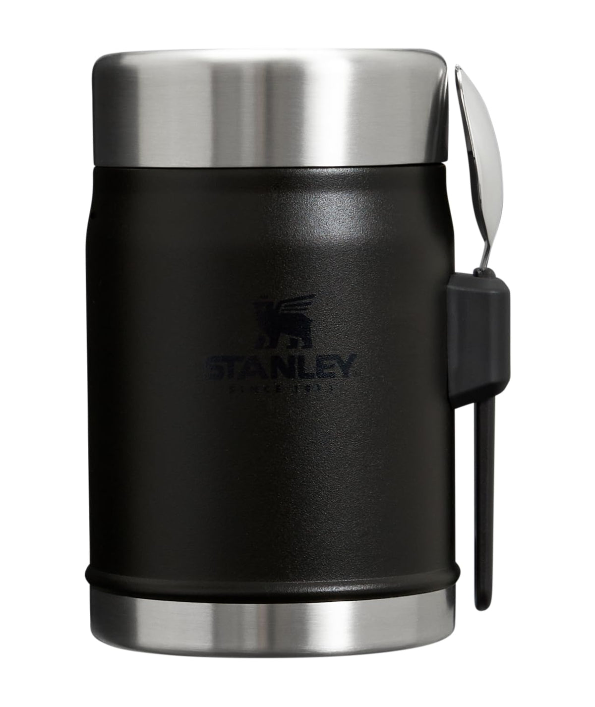 STANLEY Classic Food Jar with spork lid close-up showing reliable seal for travel