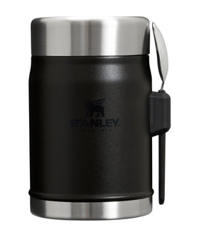 STANLEY Classic Food Jar with spork lid close-up showing reliable seal for travel