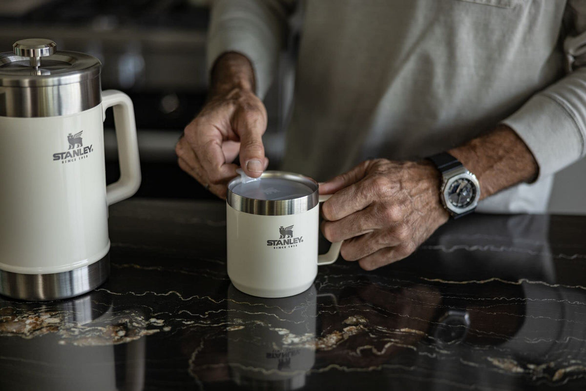 Stanley dishwasher-safe French press makes cleanup quick after meals, trips, or camping.