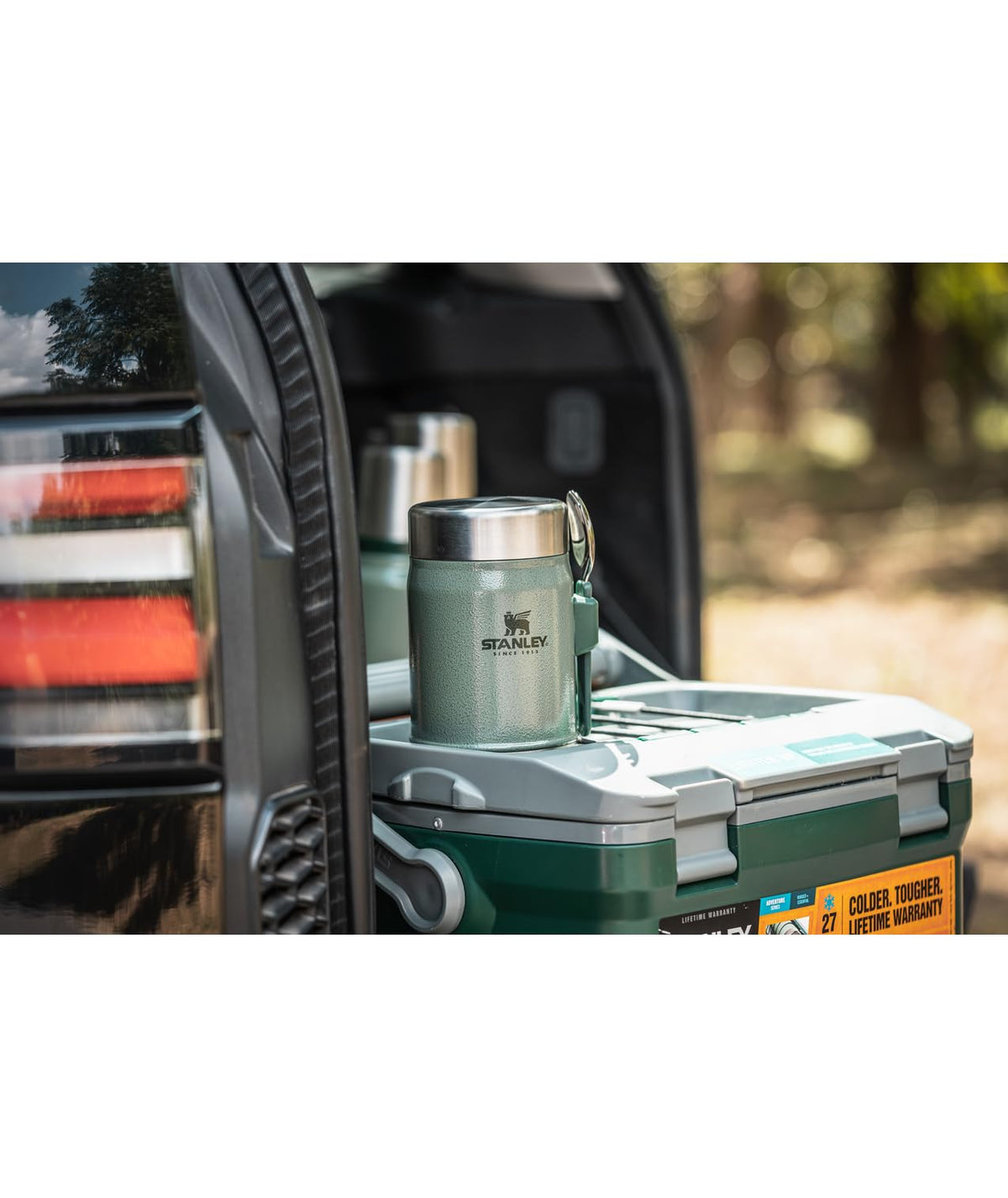 STANLEY's double-wall vacuum insulation maintains temperature for hours.