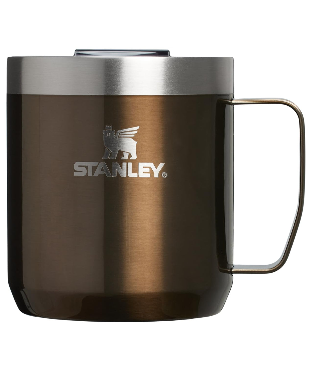 STANLEY Everyday Camp Mug 12oz with sip-through lid offers splash-free sipping on the go.