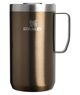 STANLEY Everyday Camp Mug 24oz full view, ideal for on-the-go coffee moments