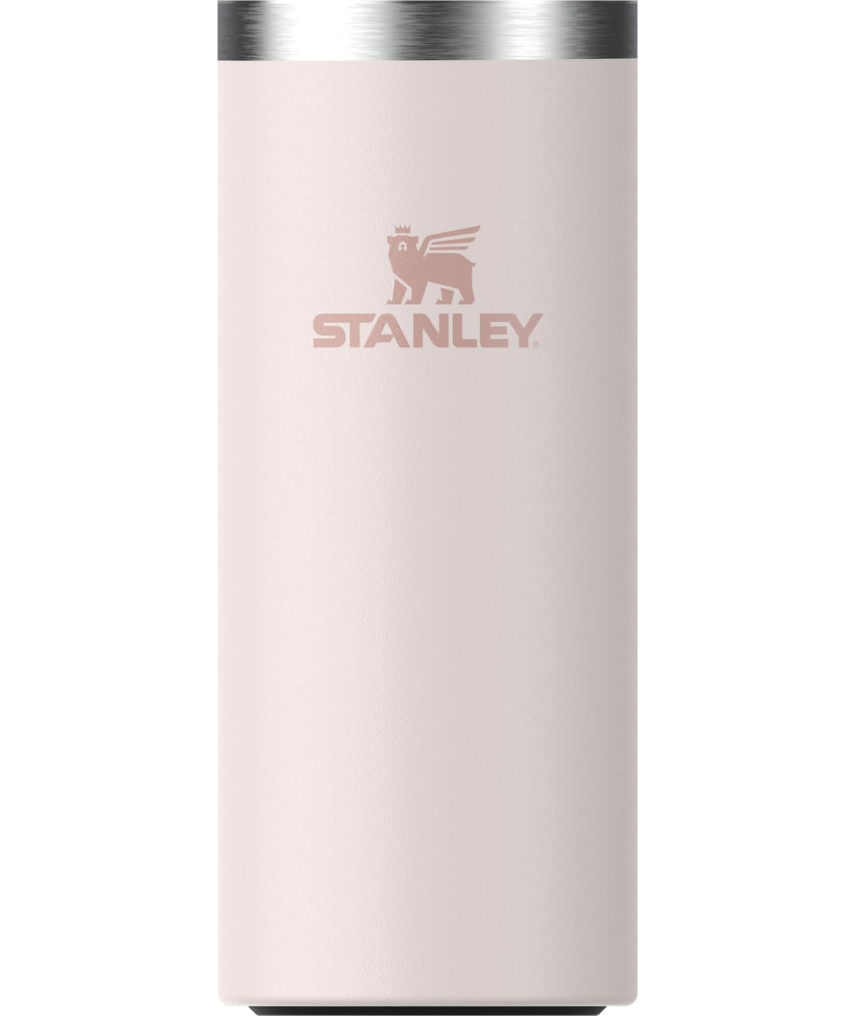 Stanley Everyday Can Cooler Cup in Rose Quartz keeps 12 oz drinks cold on the go for hours