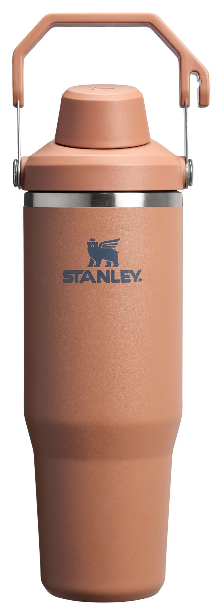 Stanley IceFlow 2.0 tumbler with fast flow lid, keeps drinks cold on the go.