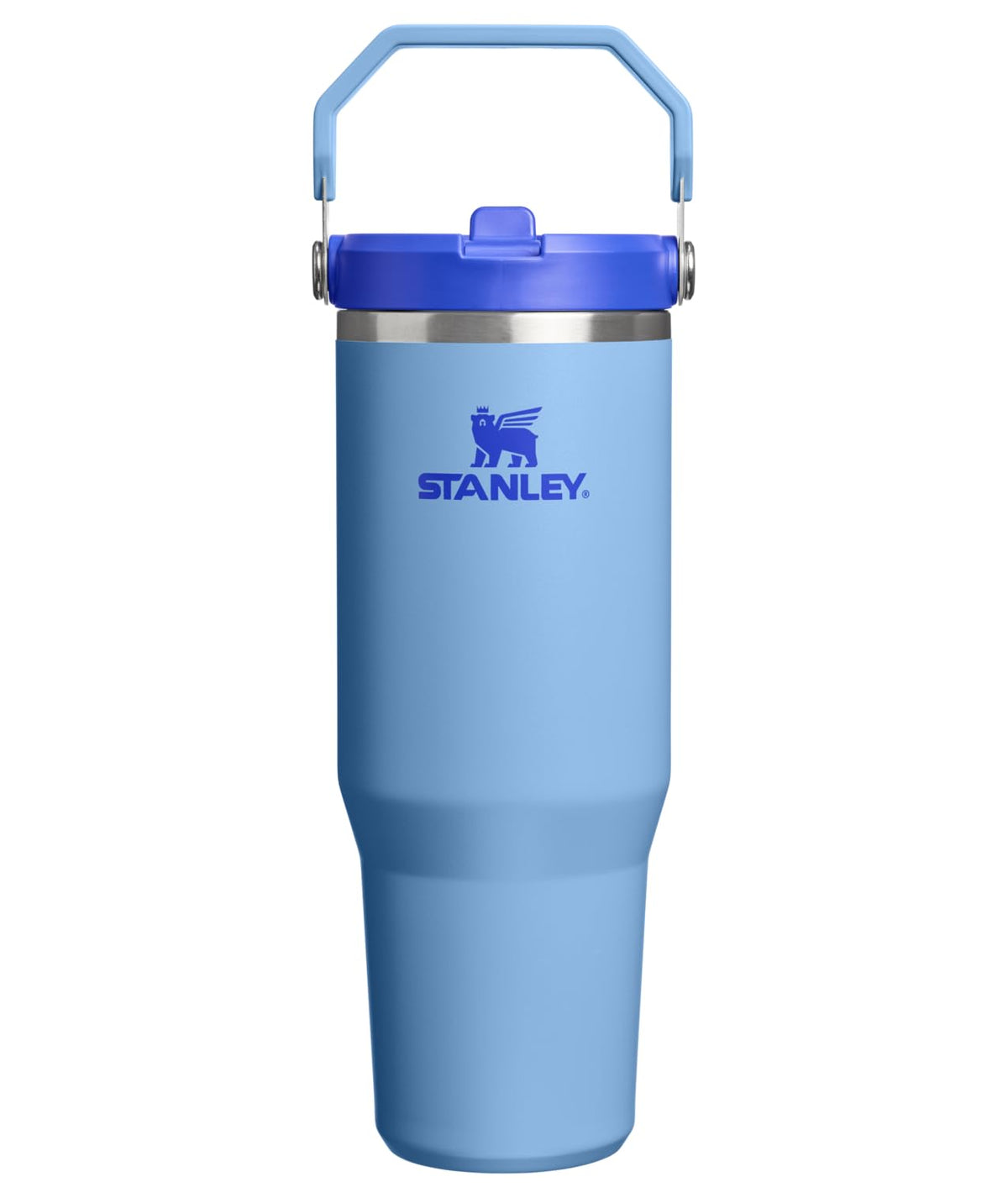 STANLEY IceFlow 2.0 tumbler with blue sky finish for leakproof hydration on the go