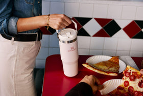 IceFlow 2.0 insulated stainless steel keeps drinks cold for hours during workouts.