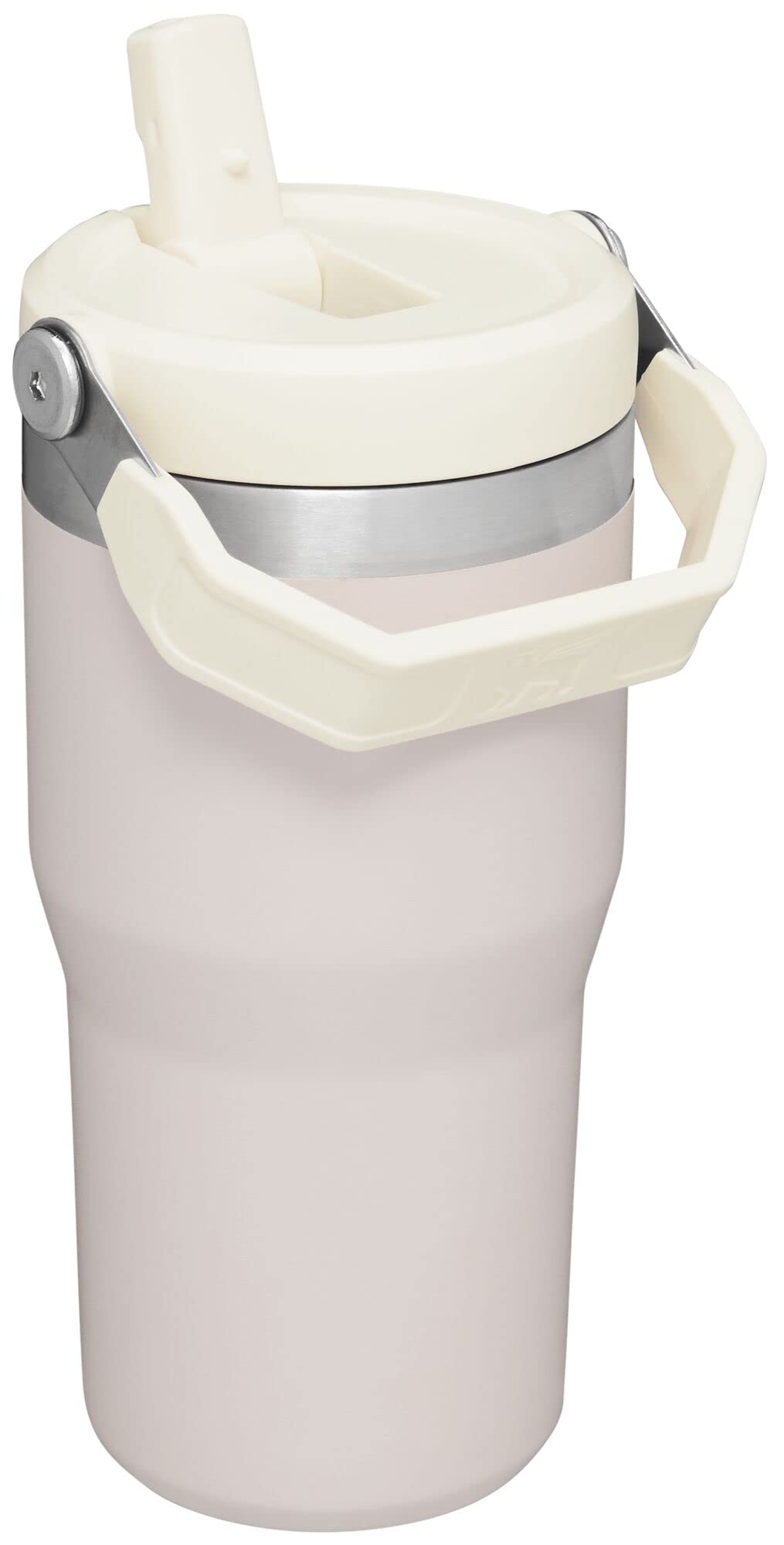 Stanley IceFlow 20 oz insulated bottle preserves ice during long commutes