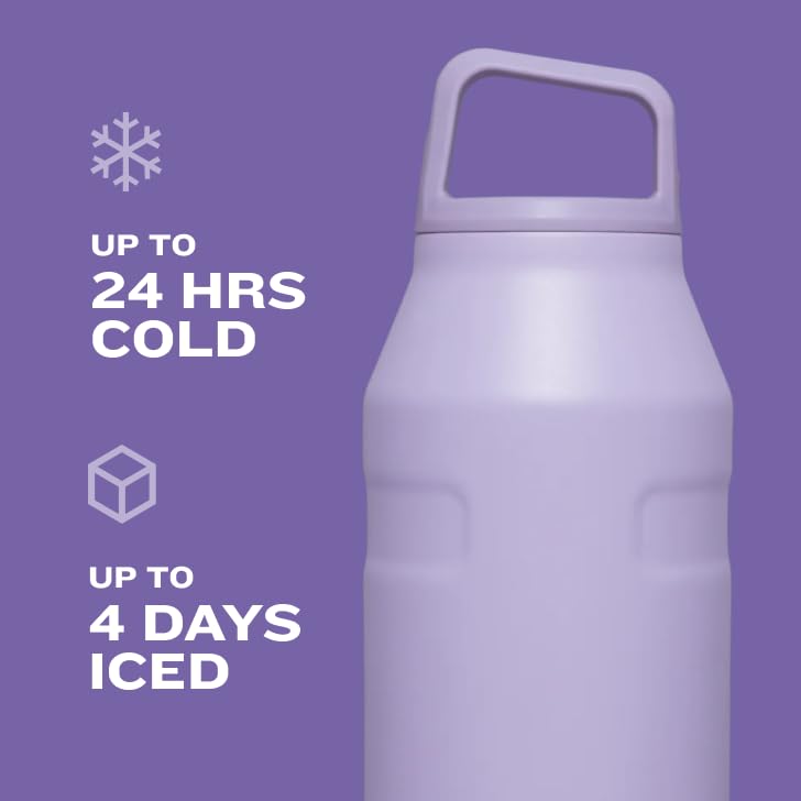 Stanley IceFlow cap and carry bottle wide mouth simplifies filling and cleaning