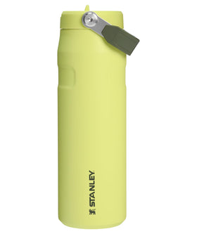 Stanley IceFlow Flip Straw 2.0 bottle with 24 oz capacity for travel hydration.