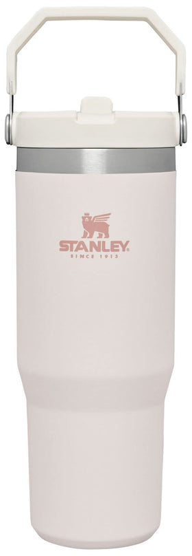 STANLEY IceFlow flip-straw tumbler 30 oz keeps beverages cold on the go.