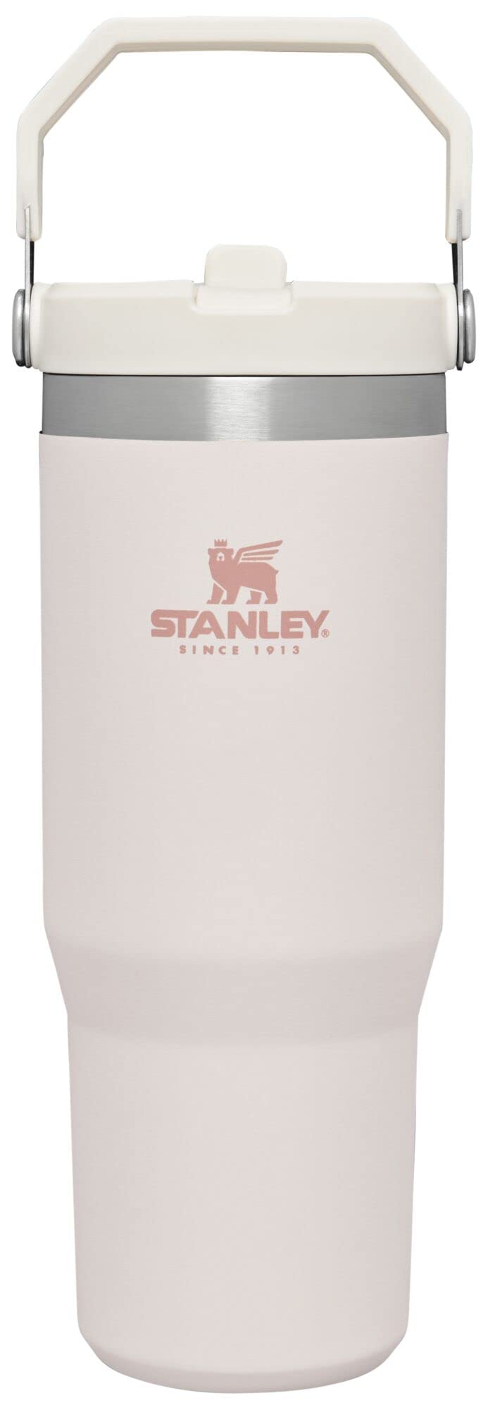 STANLEY IceFlow flip-straw tumbler 30 oz keeps beverages cold on the go.