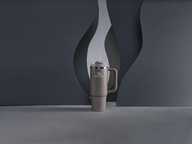 Stanley Quencher 30oz fits most car cup holders with a narrow base.