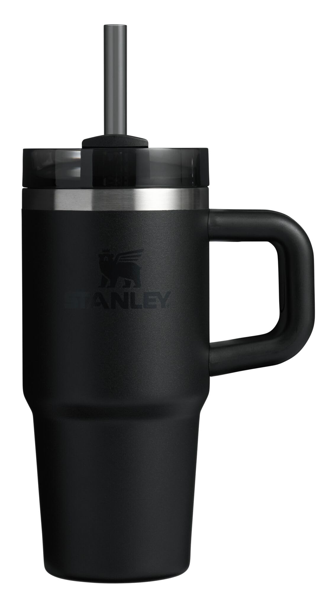 STANLEY Quencher H2.0 14 oz with FlowState lid for travel-friendly, spill-resistant sipping.
