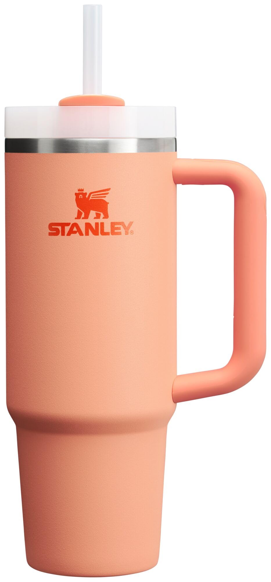 STANLEY Quencher H2.0 with handle in Nectarine for easy, on-the-go hydration.