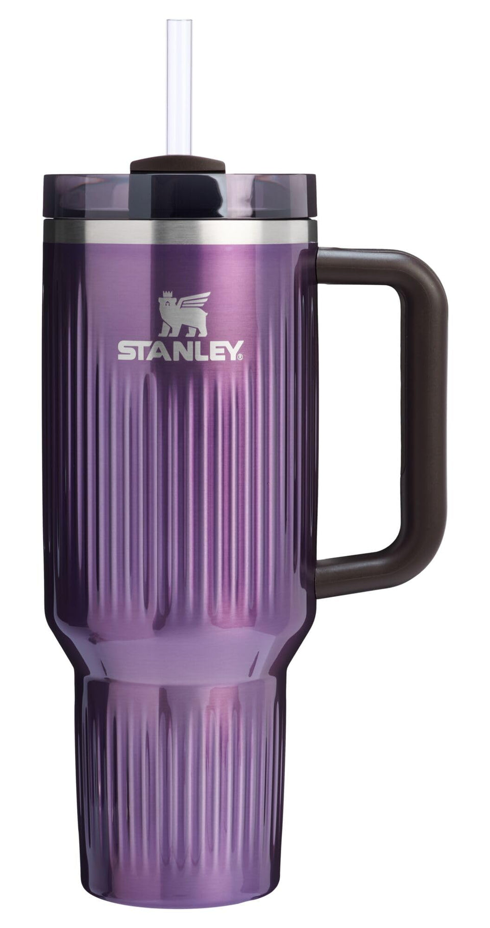 STANLEY Quencher H2.0 40 oz tumbler with handle and straw keeps drinks cold for hours.