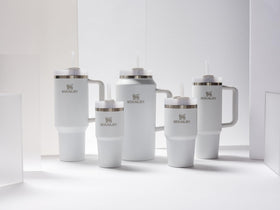 90 percent recycled stainless steel construction supports sustainable sipping.