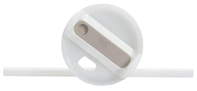 Close-up of the insulated stainless steel body for durable cold hydration.