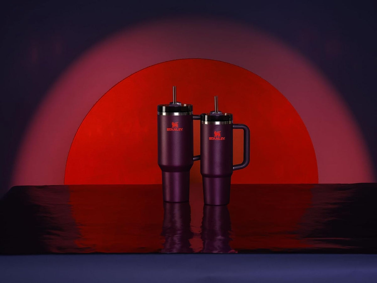 Plum color STANLEY Quencher H2-0 adds style to daily hydration.