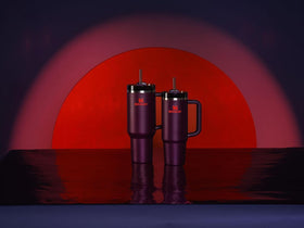 Plum color STANLEY Quencher H2-0 adds style to daily hydration.