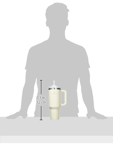 STANLEY Quencher H2.0 stainless steel body preserves temperature and durability.