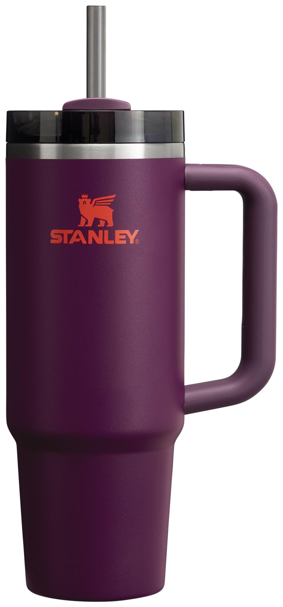 STANLEY Quencher H2-0 with handle and straw keeps drinks cold on the go.