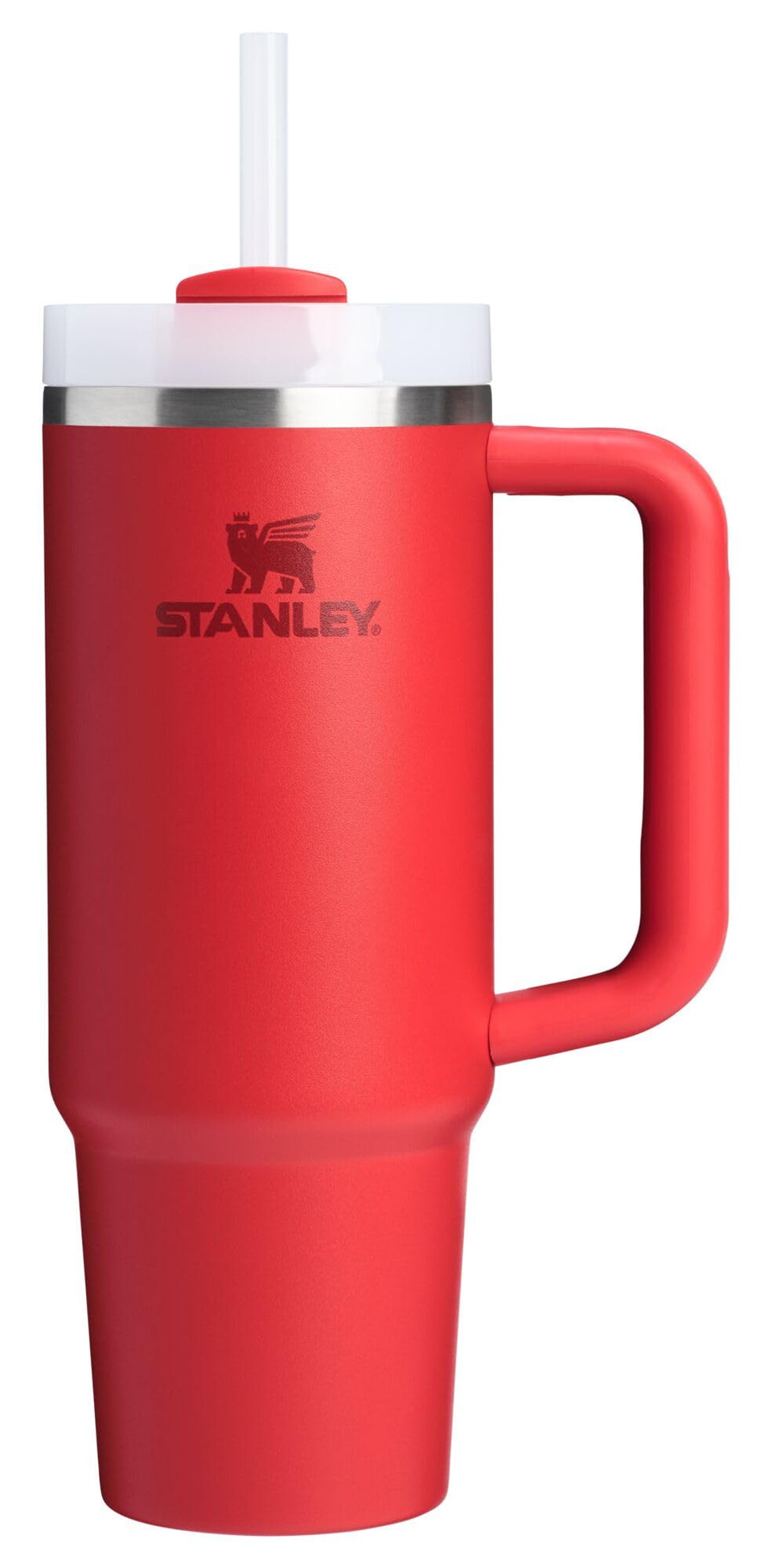 STANLEY Quencher H2.0 with handle and straw for on-the-go sipping.
