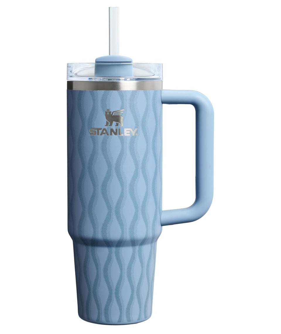 Stanley Quencher H2.0 tumbler with handle-straw for travel and workouts.