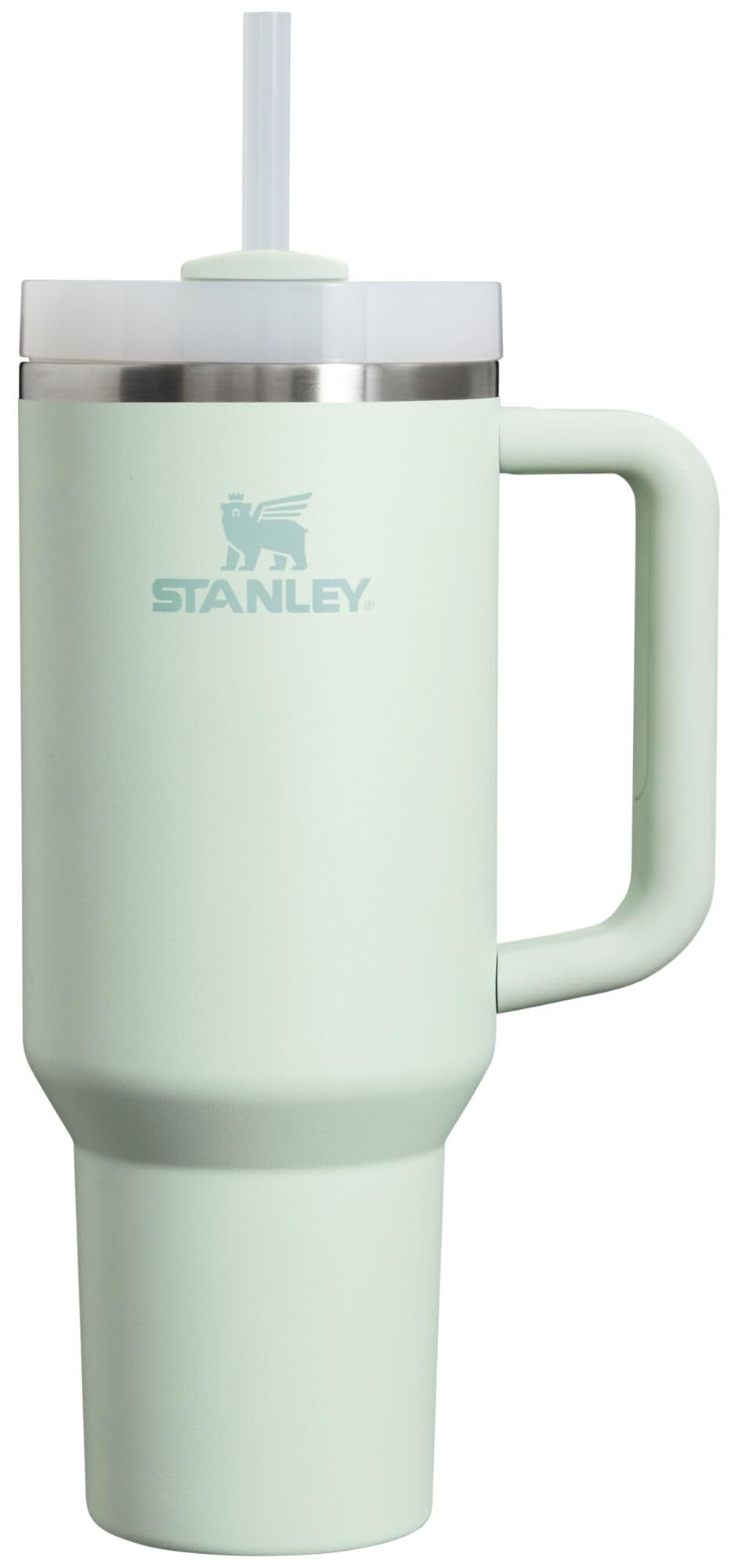 Stanley Quencher H2.0 40oz with ergonomic handle for easy carrying