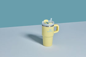 STANLEY Quencher H2.0 FlowState lid with three positions reduces spills during use