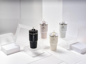 Stanley Quencher H2.0 FlowState keeps drinks cold with three positions.