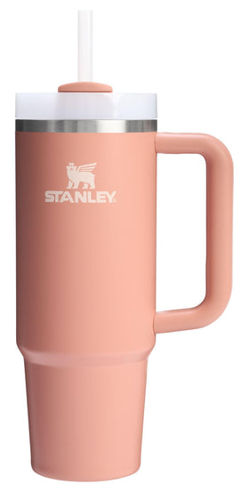 STANLEY Quencher H2.0 tumbler with handle and straw in Sienna keeps drinks icy and ready on the go.