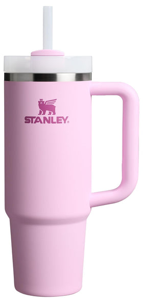 Stanley Quencher H2.0 with handle and straw for easy on-the-go hydration.