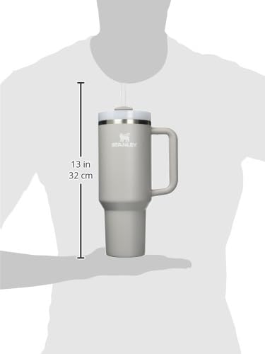 Stanley Quencher H2.0 30oz features 90% recycled stainless steel for sustainable use.