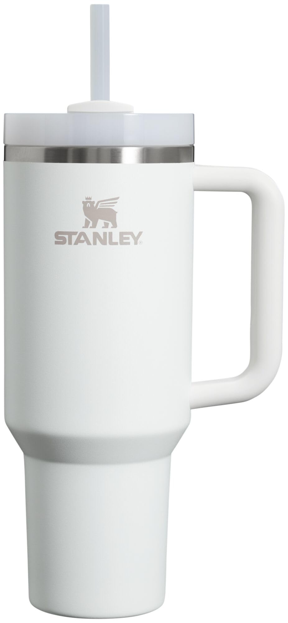STANLEY Quencher H2.0 40oz with handle and straw for easy sipping on the go.