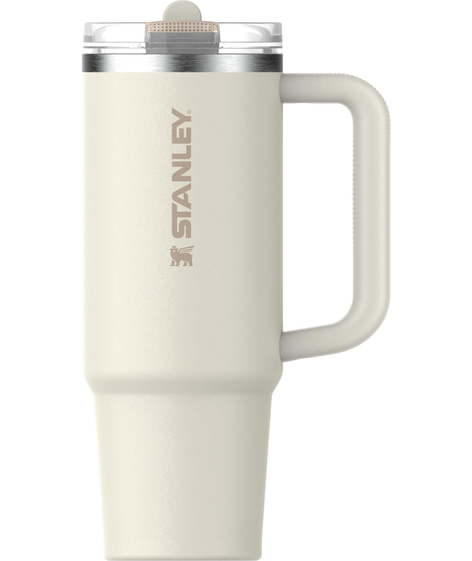 STANLEY Quencher ProTour 30 oz with flip straw lid for spill-free sipping.
