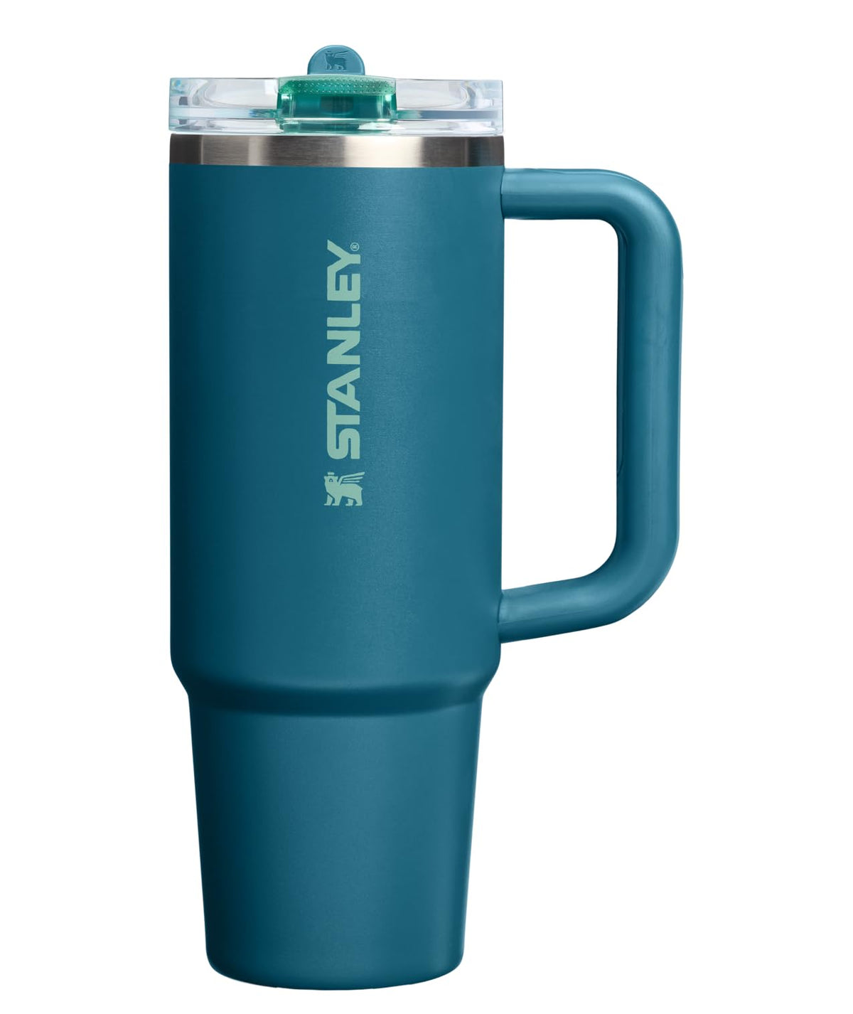 Stanley Quencher ProTour with flip straw lid for spill-proof hydration in coastal teal