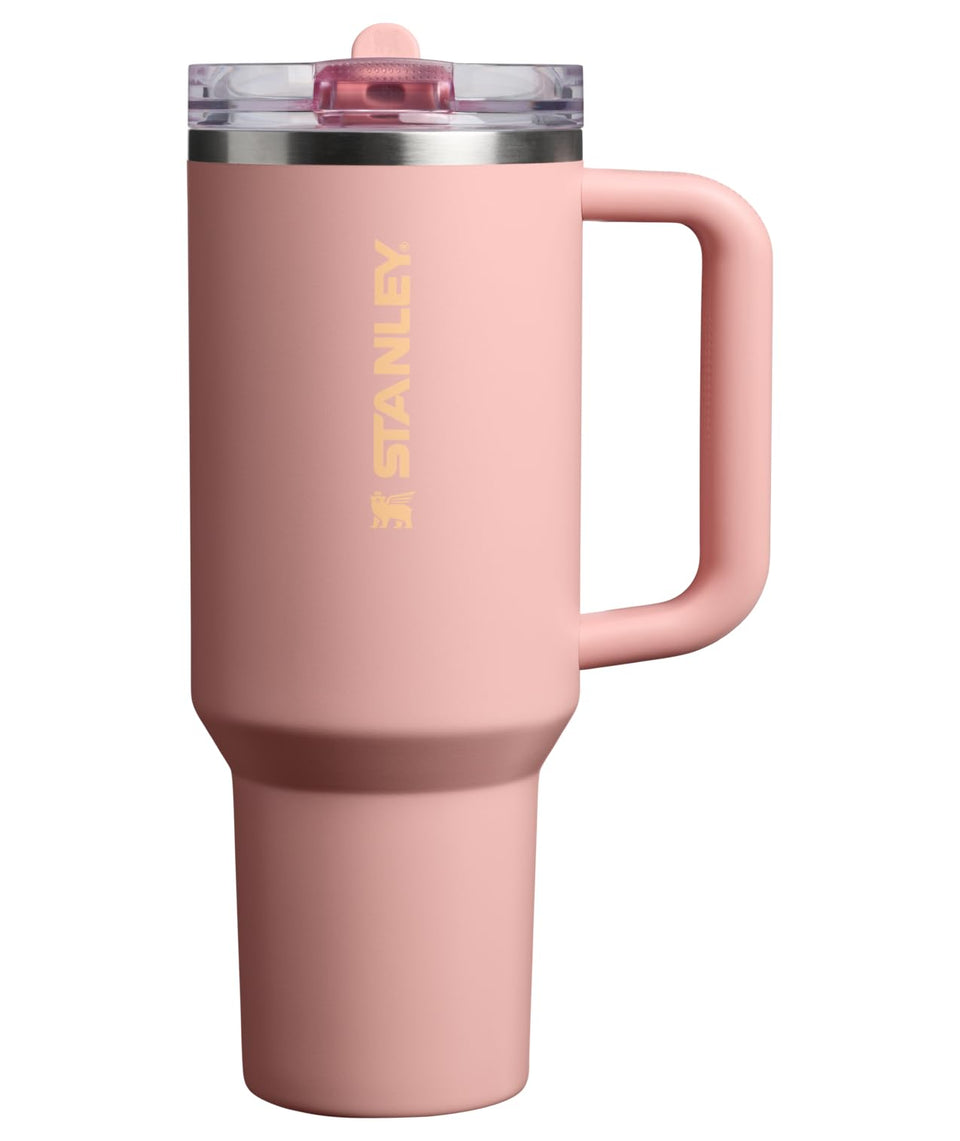 Stanley Quencher ProTour with flip straw lid offers leakproof hydration on the go.