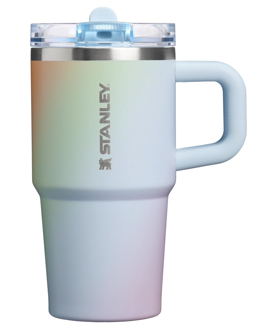 Stanley Quencher ProTour flip straw lid tumbler for spill-free hydration on the go.