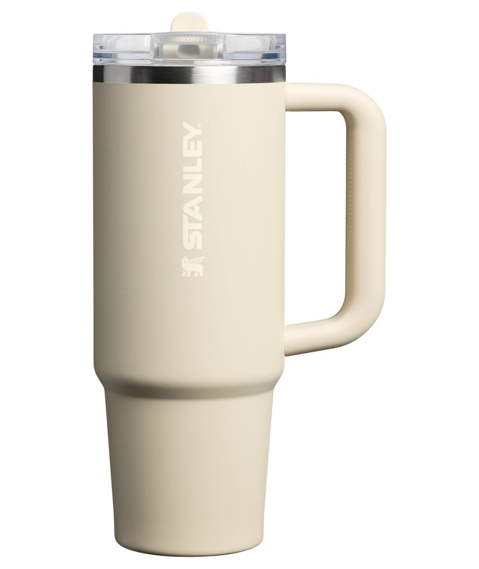 Stanley Quencher ProTour with flip straw lid for spill-resistant sipping on the go.