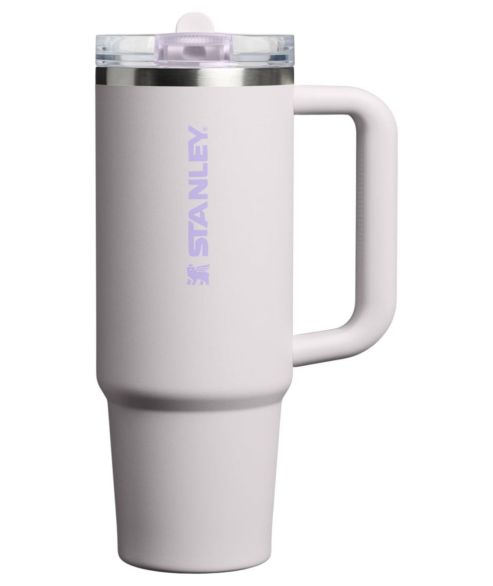 Stanley Quencher ProTour flip straw lid keeps beverages cold during workouts.
