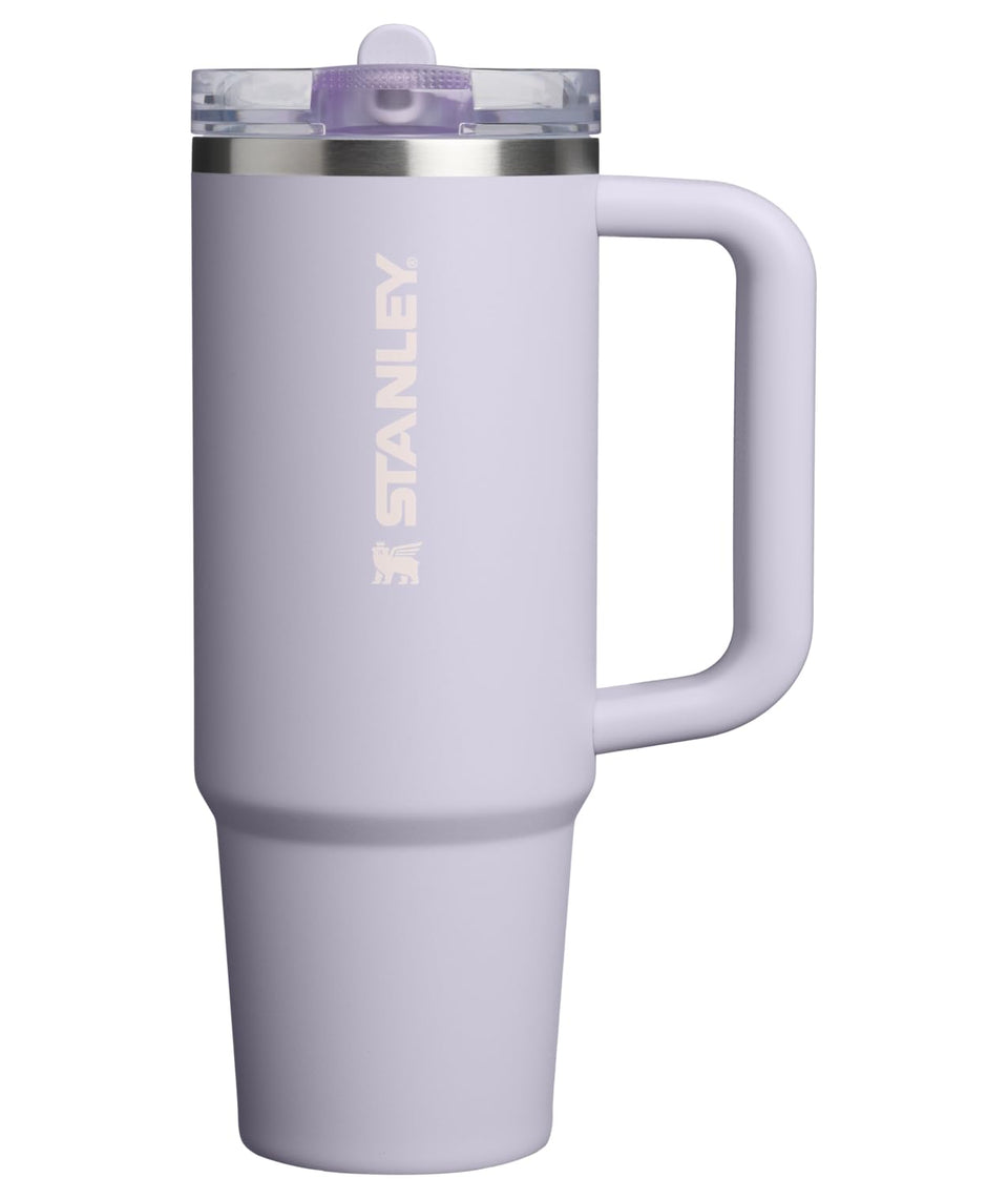 Stanley Quencher ProTour flip straw lid for spill-free sipping during travel.