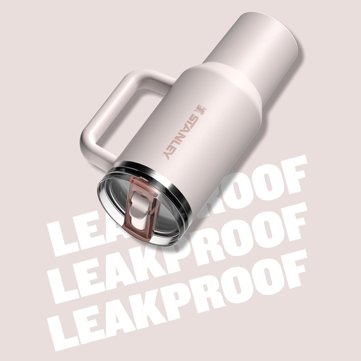 Quencher ProTour with handle showing cupholder-friendly design for travel.