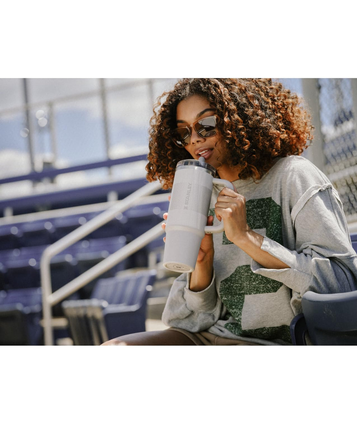 Stanley Quencher ProTour Rose Quartz double-wall insulation keeps drinks cold