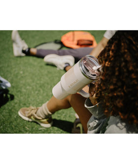 STANLEY Quencher ProTour soft-handle offers comfortable grip on long trips.